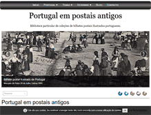 Tablet Screenshot of postais-antigos.com